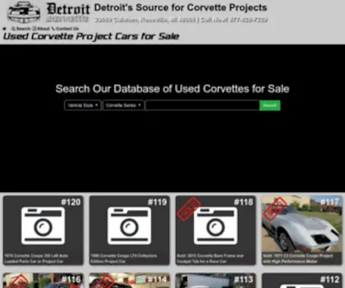 Detroitcorvette.com(Detroitcorvette) Screenshot