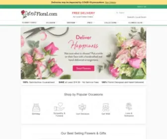 Detroitfloral.com(SAME DAY FLOWER DELIVERY in Detroit) Screenshot