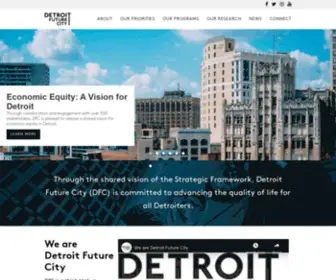 Detroitfuturecity.com(Detroit Future City) Screenshot