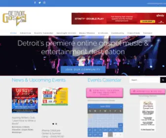 Detroitgospel.com(Detroit's premiere gospel resource) Screenshot