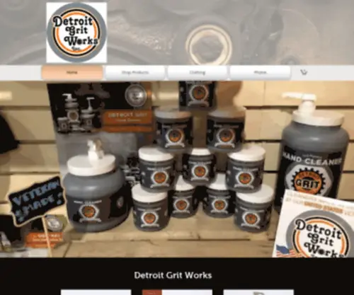 Detroitgritworks.com(Detroit Grit Works) Screenshot