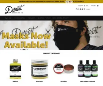 Detroitgrooming.com(We Are Men's Grooming) Screenshot