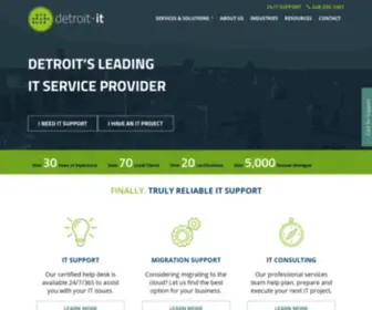 Detroitit.com(Managed Services and Computer Support) Screenshot