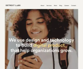 Detroitlabs.com(Detroit Labs) Screenshot