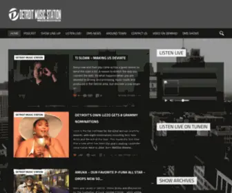 Detroitmusicstation.com(Driving Detroit Music) Screenshot