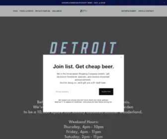 Detroitshippingcompany.com(Detroit Shipping Company) Screenshot