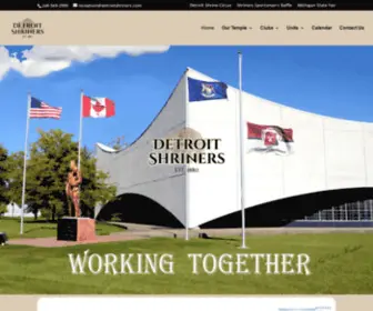 Detroitshriners.com(Detroit Shriners) Screenshot