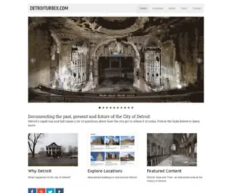 Detroiturbex.com(Exploring and Understanding the City of Detroit) Screenshot