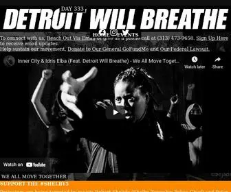 Detroitwillbreathe.info(Detroit Will Breathe) Screenshot