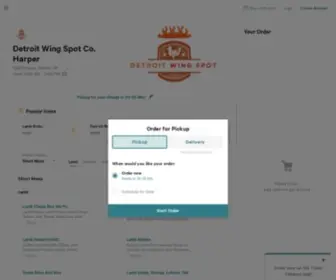 Detroitwingspot.com(Detroit Wing Spot Co) Screenshot