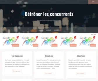 Detroner.com(Détrôner les concurrents) Screenshot
