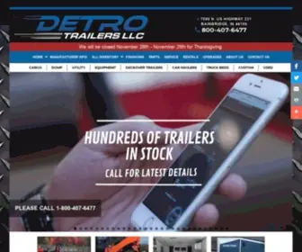 Detrotrailers.com(Detrotrailers) Screenshot