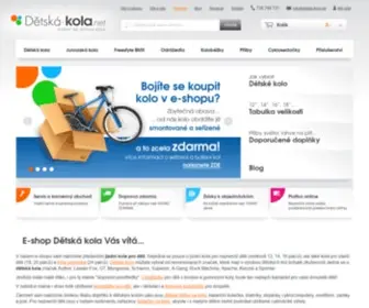 Detska-Kola.net(Dětská kola) Screenshot