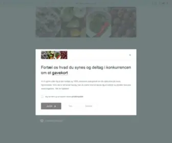 Detskalsmageafnoget.dk(En blog om sund og velsmagende mad) Screenshot
