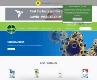 Dettol.co.uk(We Protect What We Love) Screenshot