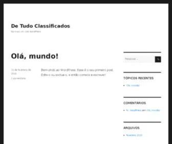 Detudoclassificados.com.br(De Tudo Classificados) Screenshot