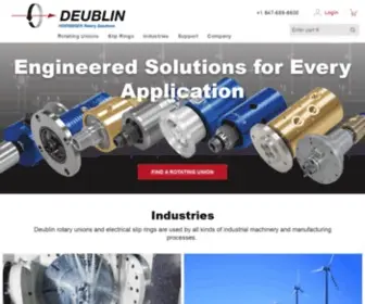 Deublin.com(Deublin Company) Screenshot