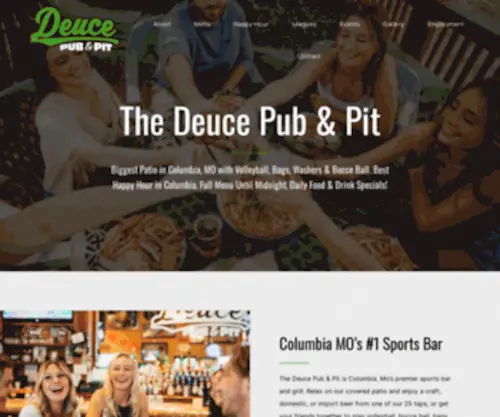 Deucepub.com(The Deuce Pub & Pit) Screenshot