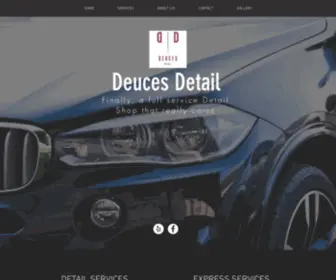 Deucesdetail.com(Deuces Detail) Screenshot