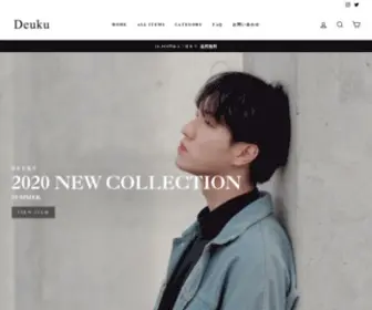 Deuku.jp(韓国メンズファッション通販サイト) Screenshot