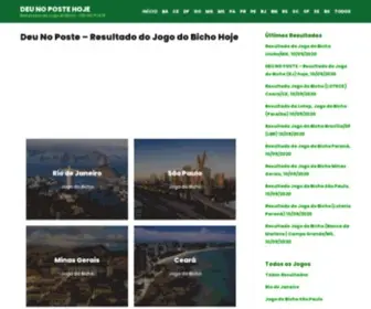 Deunopostehoje.com.br(Deunopostehoje) Screenshot