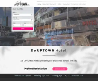 Deuptown.com(De UPTOWN Hotel) Screenshot