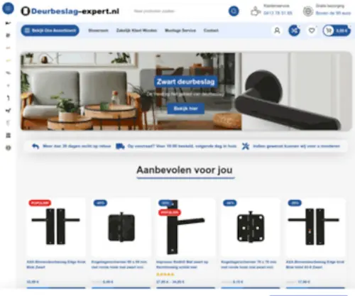 Deurbeslag-Expert.nl(Deurbeslag online bestellen of kopen in de showroom) Screenshot