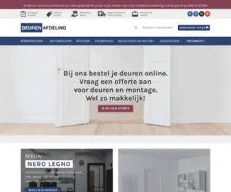 Deurenafdeling.nl(Deurenafdeling) Screenshot
