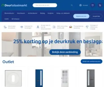 Deurtotaalmarkt.nl(Homepagina Deurtotaalmarkt) Screenshot