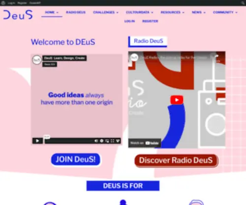 Deuscci.eu(DeuS is an Erasmus+ VET project) Screenshot