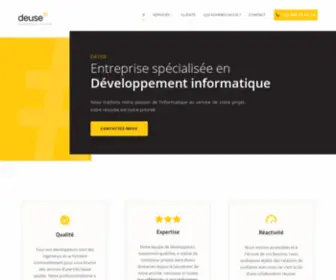 Deuse.be(Entreprise spécialisée en développement informatique) Screenshot