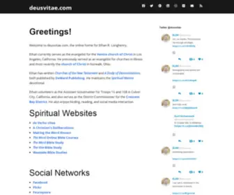 Deusvitae.com(Greetings) Screenshot