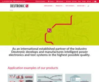 Deutronic.com(Deutronic Elektronik GmbH) Screenshot