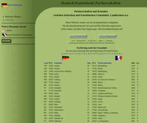 Deutsch-Franzoesische-Partnerschaften.de(Deutsch-französische Partnerschaften) Screenshot