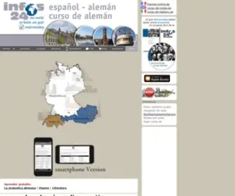 Deutsch-Lehrbuch.de(Aprender alemán online) Screenshot