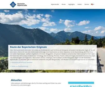 Deutsche-Alpenstrasse.de(Deutsche Alpenstraße) Screenshot