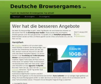 Deutsche-Browsergames.de(Deutsche Browsergames) Screenshot