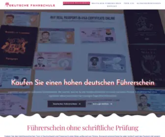 Deutsche-Fahrschule.com(Deutsche Fahrschule) Screenshot