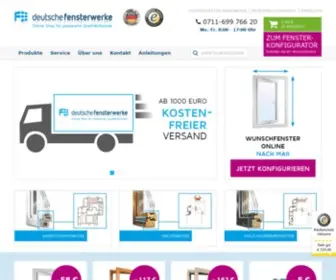 Deutsche-Fensterwerke.de(Fenster online kaufen) Screenshot