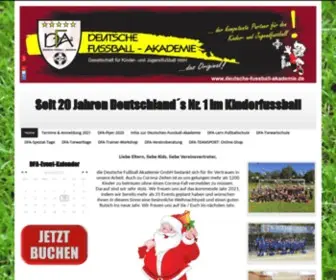 Deutsche-Fussball-Akademie.de(Deutsche Fussball Akademie) Screenshot