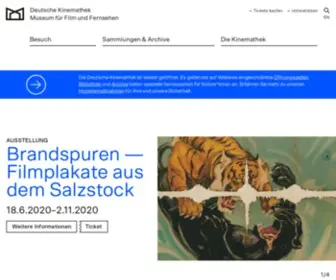 Deutsche-Kinemathek.de(Die Deutsche Kinemathek) Screenshot