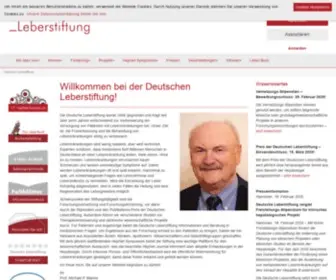 Deutsche-Leberstiftung.de(Deutsche Leberstiftung) Screenshot