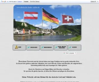 Deutsche-Lieder-Online.de(Deutsche Volkslieder) Screenshot