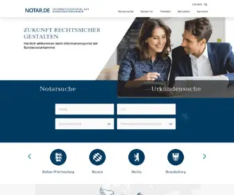 Deutsche-Notarauskunft.de(Deutsche Notarauskunft) Screenshot