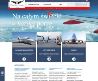 Deutsche-Privatjet.pl(Prywatny odrzutowiec) Screenshot