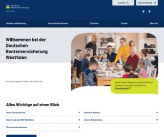 Deutsche-Rentenversicherung-Westfalen.de(Deutsche Rentenversicherung) Screenshot