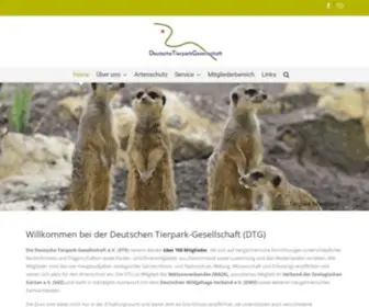 Deutsche-Tierparkgesellschaft.de(Deutsche Tierpark Gesellschaft) Screenshot