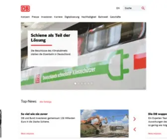 Deutschebahn.de(DB Konzern) Screenshot