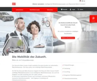 Deutschebahnconnect.com(Deutsche Bahn Connect) Screenshot