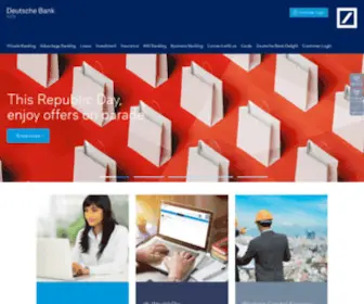 Deutschebank.co.in(Deutsche Bank) Screenshot